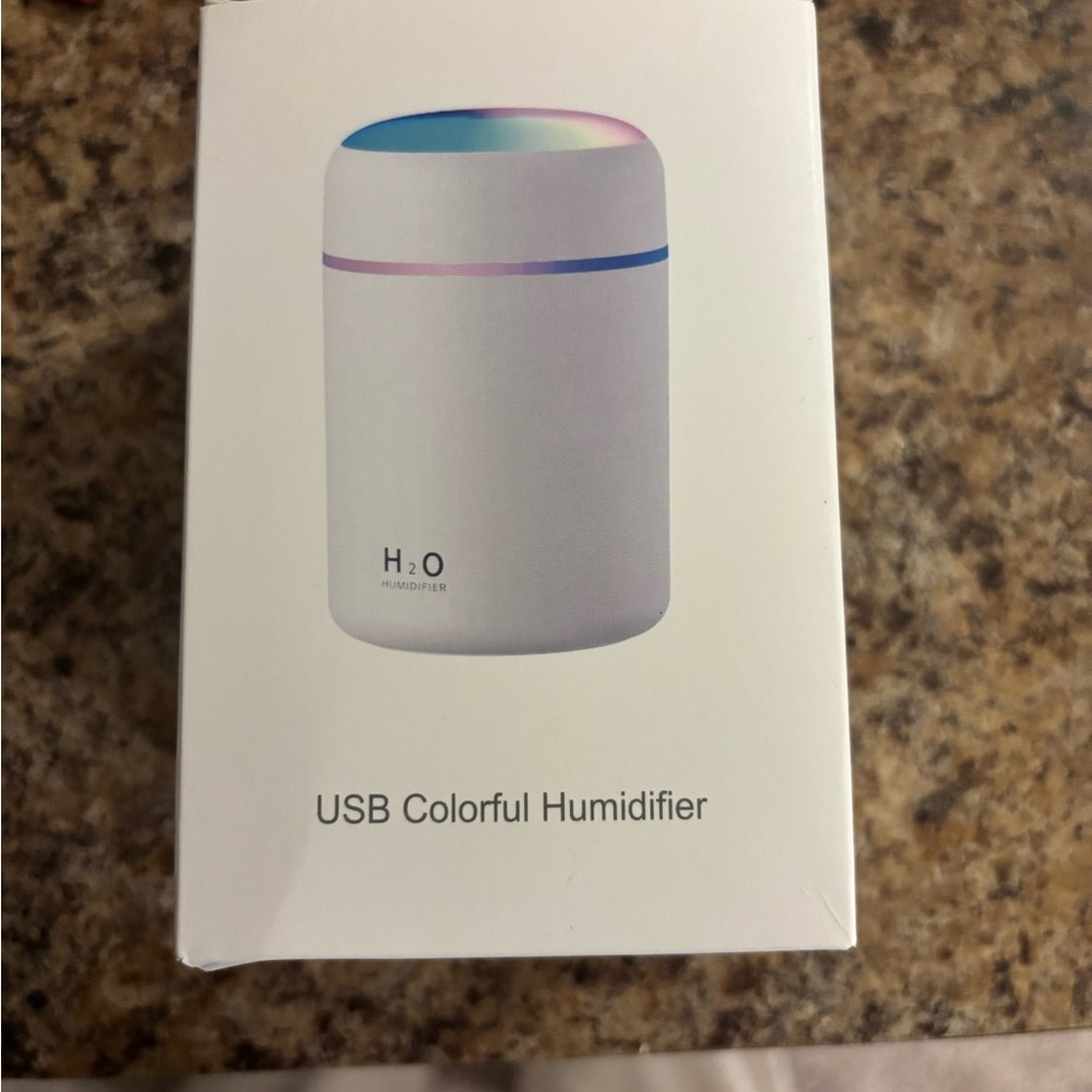 USB Colorful Humidifier with LED Light
